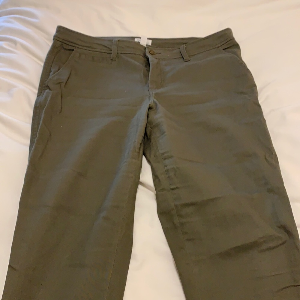 Market & Spruce straight leg Olive trousers